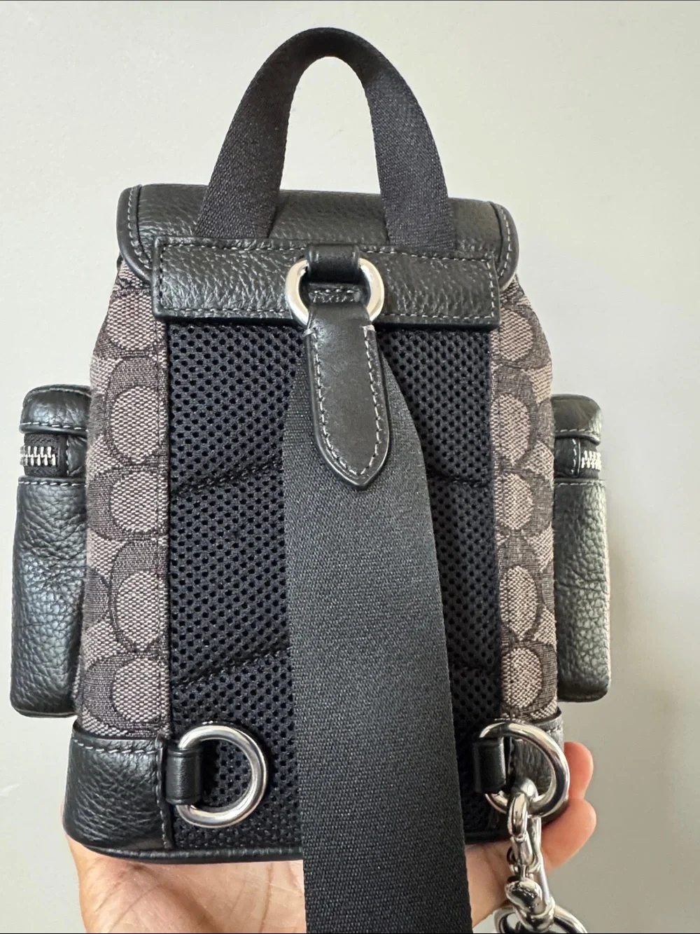 Coach compact backpack